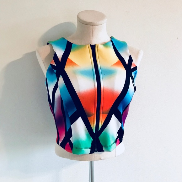 Colorful Crop-top - Picture 1 of 6